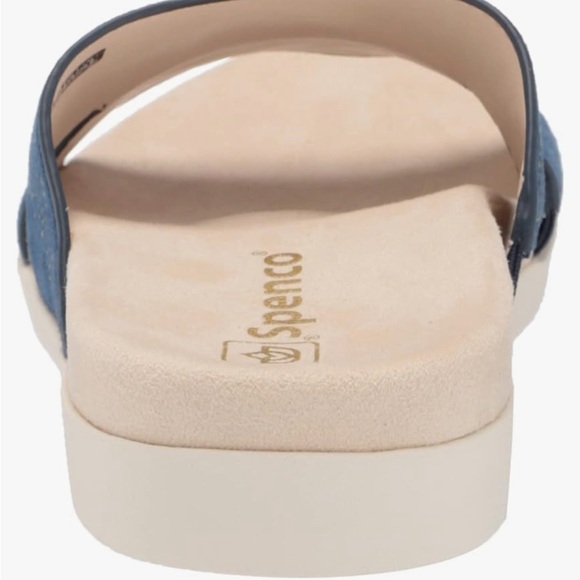 New Spenco Twilight Ellie 9.5D in Peacoat/Gold Sandals CCO PRICE Drop 7/13 - Picture 7 of 15